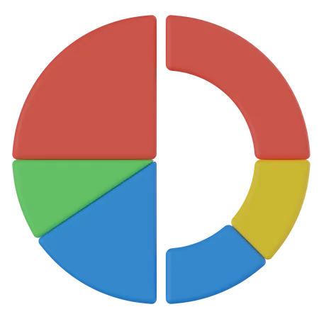 Donut Chart  3D Icon