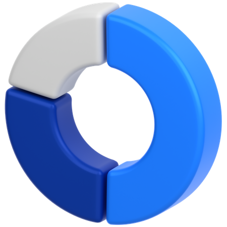 Donut Chart  3D Icon