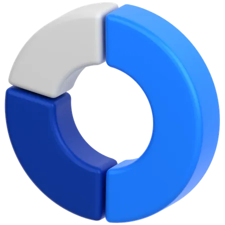 Donut Chart  3D Icon