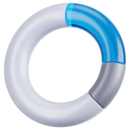 Donut Chart  3D Icon