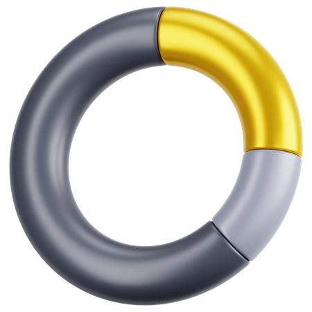 Donut Chart  3D Icon