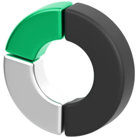 Donut Chart  3D Icon