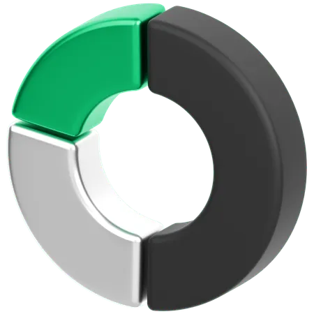 Donut Chart  3D Icon