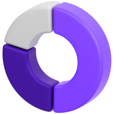 Donut Chart  3D Icon