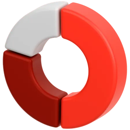 Donut Chart  3D Icon