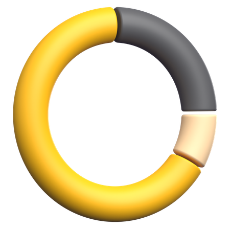 Donut Chart  3D Icon
