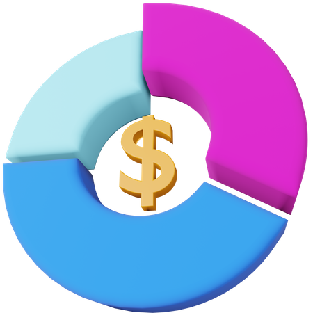 Donut Chart  3D Illustration