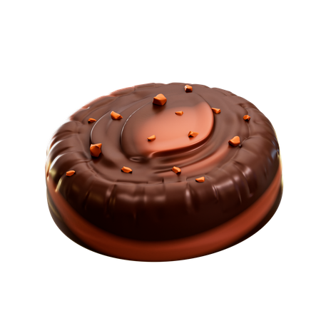 Donut Choco  3D Icon