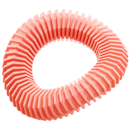 Donut circle  3D Icon