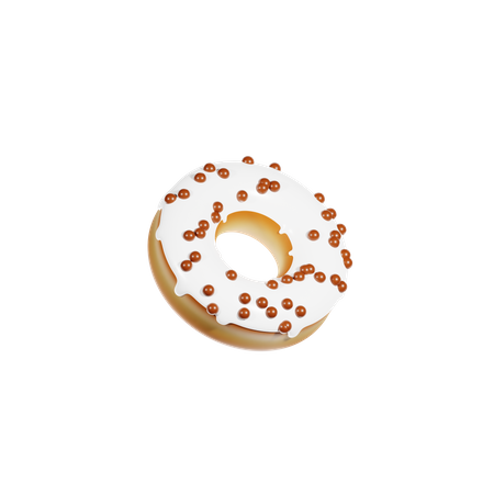 Rosquinha de creme  3D Icon