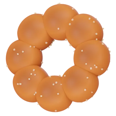 Rosquinha de açúcar  3D Icon