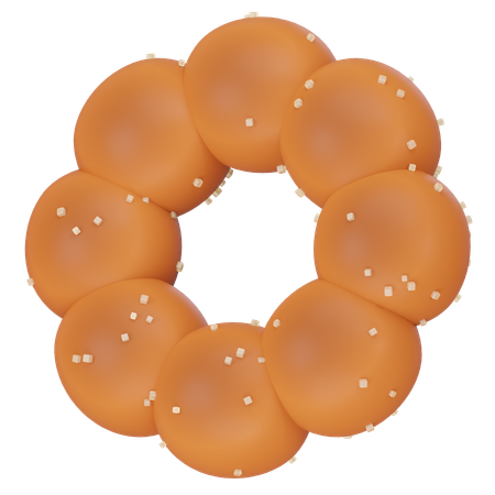 Donut de azúcar  3D Icon