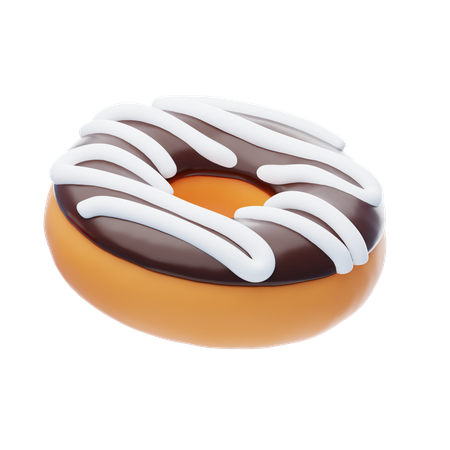 Donut de chocolate  3D Icon