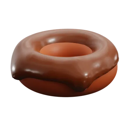 Rosquinha de chocolate  3D Icon