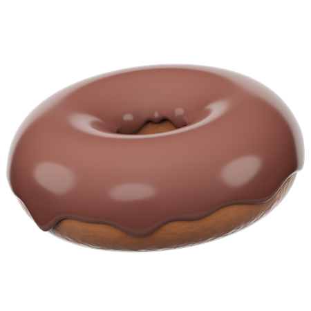 Donut de chocolate  3D Icon