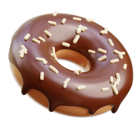 Donut de chocolate  3D Icon