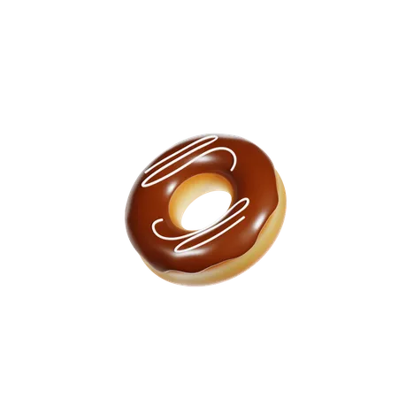 Donut de chocolate  3D Icon