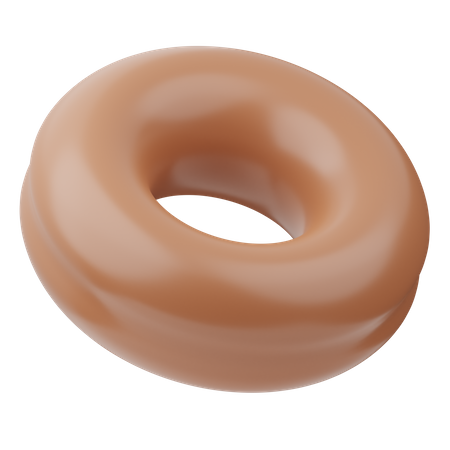 Rosquinha de chocolate  3D Icon