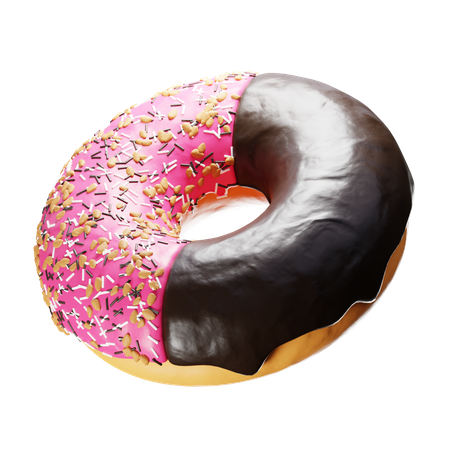 Donut de chocolate  3D Icon