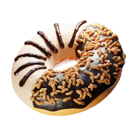 Donut de chocolate  3D Icon