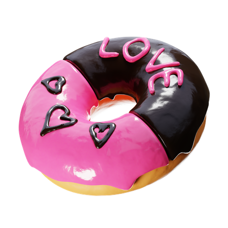 Donut de chocolate  3D Icon