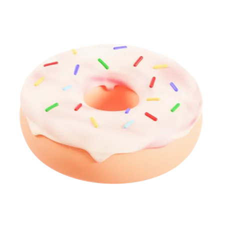 Donut de framboesa  3D Icon