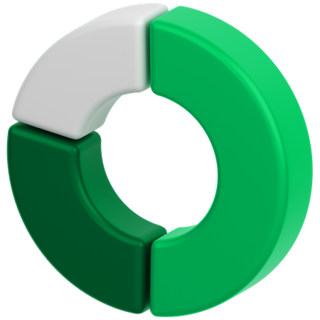 Donut-Diagramm  3D Icon