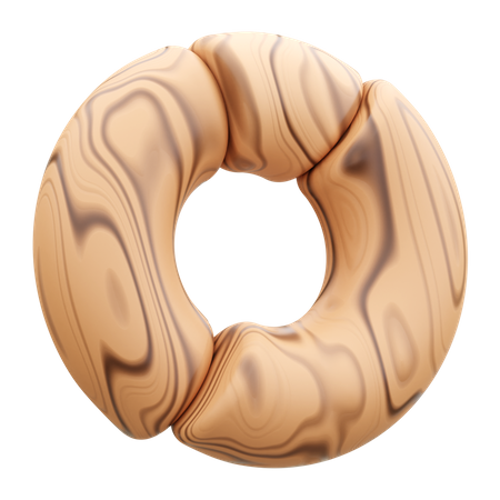 Donut-Diagrammform  3D Icon