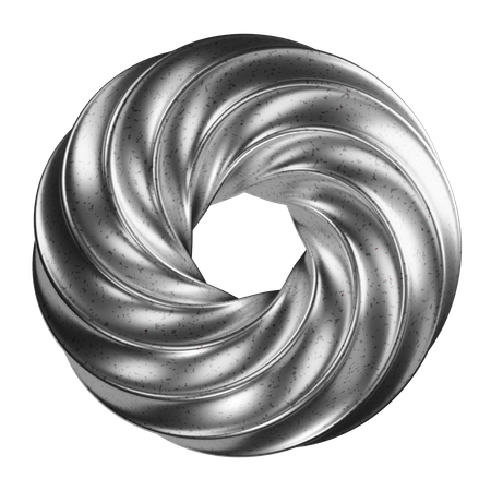 Forma abstrata de rosquinha  3D Icon