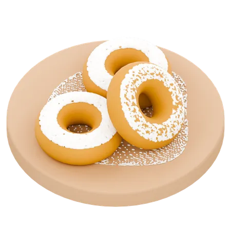 Donut Indonesian  3D Icon