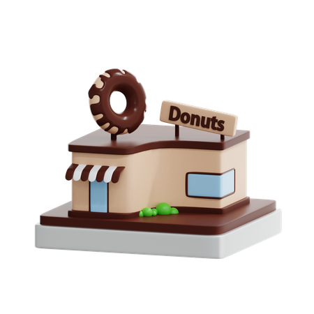 Padaria de donuts  3D Icon