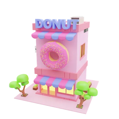 Padaria de donuts  3D Icon