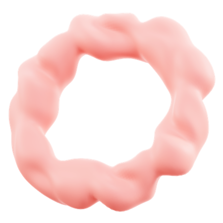 Donut abstrato  3D Icon