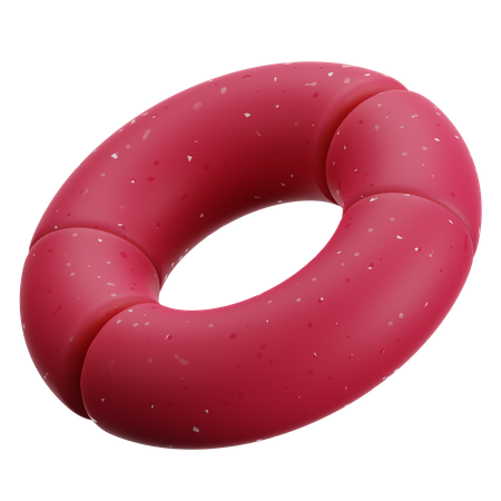 Donut Shape  3D Icon