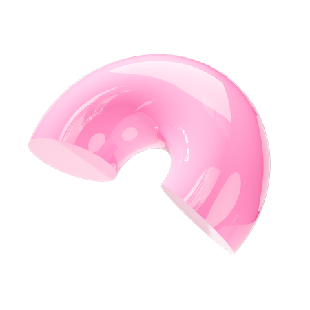 Donut Shape  3D Icon