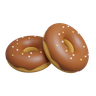3d donuts illustration