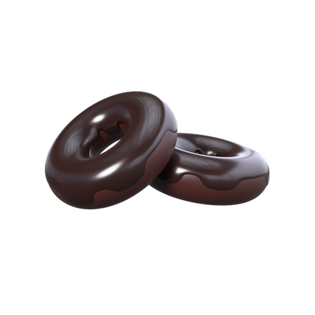 Donuts de chocolate  3D Icon