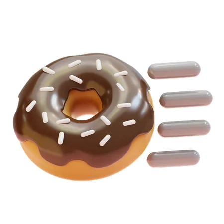 Entrega de donuts  3D Icon