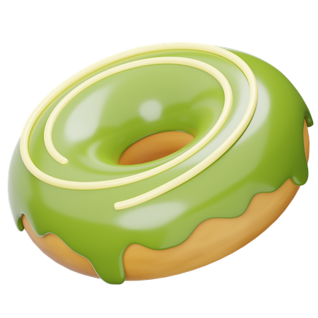 Donas de matcha  3D Icon