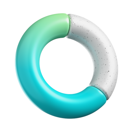 Donuts Shape  3D Icon