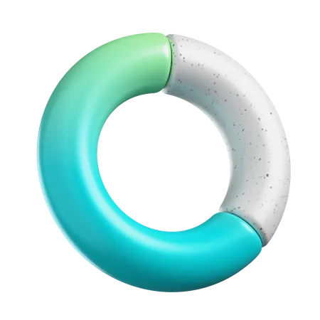 Donuts Shape  3D Icon