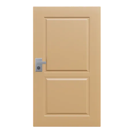 Door Home Furniture Illustration With Transparent Background 3D Icon