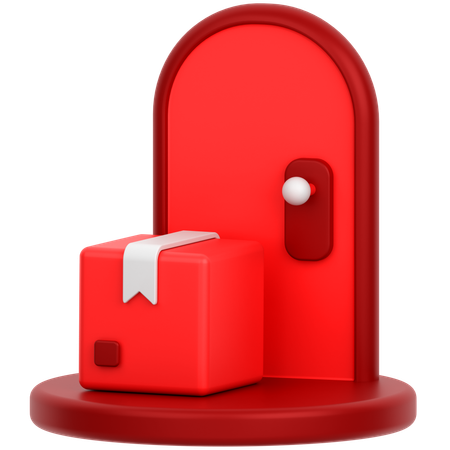 Door Delivery  3D Icon