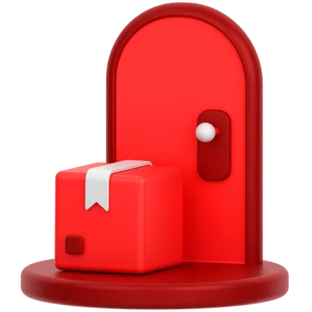 Door Delivery  3D Icon