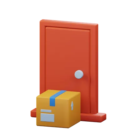 Door Delivery  3D Icon