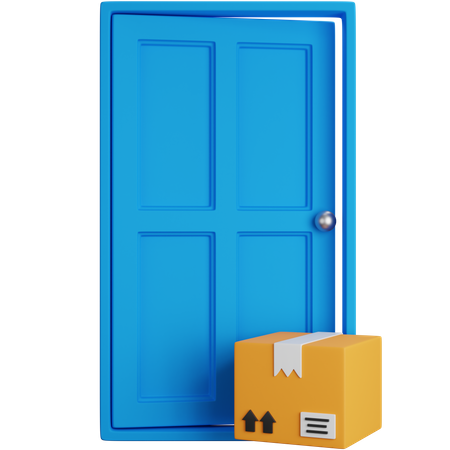 Door Delivery  3D Icon