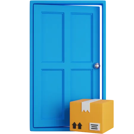 Door Delivery  3D Icon