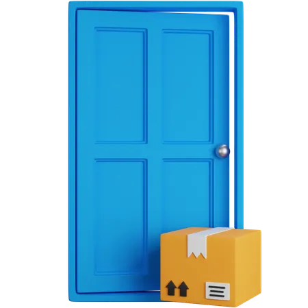 Door Delivery  3D Icon