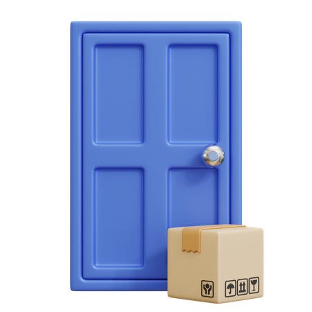 Door Delivery  3D Icon