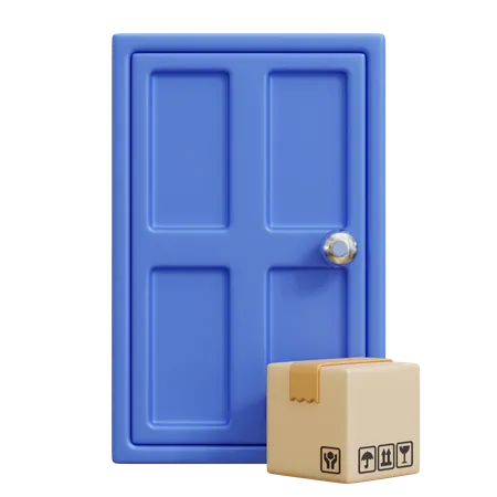 Door Delivery  3D Icon